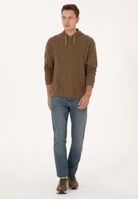 Erkek Haki Sweatshirt - 50310048027