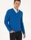 Erkek Regular Fit V Yaka Saks Kazak