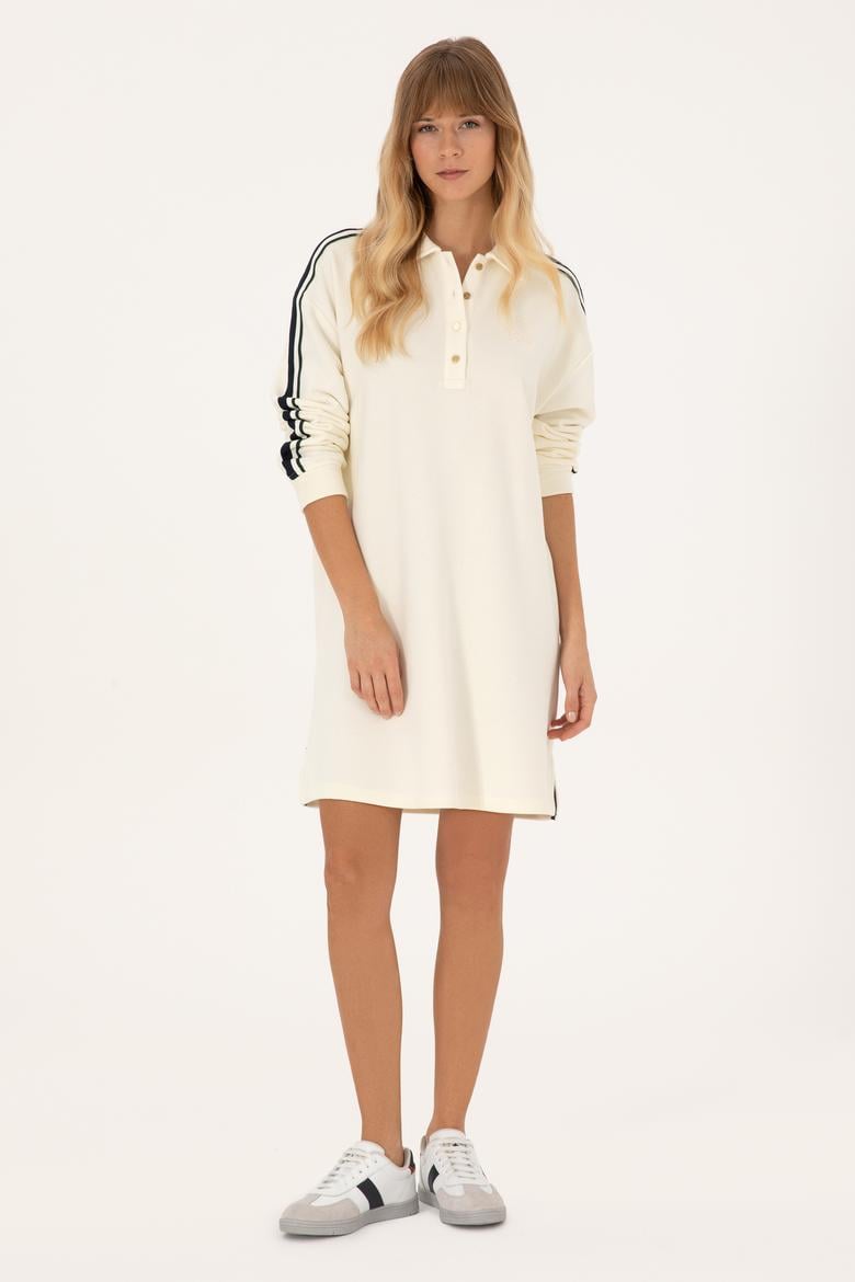 Kadın Krem Örme Elbise
