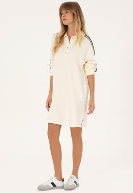Kadın Krem Örme Elbise - 50313934013