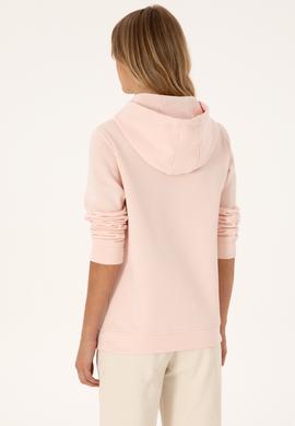 Kadın Açık Pembe Kapüşonlu Sweatshirt - 50320557007