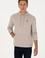 Erkek Comfort Fit Kapüşonlu Taş Basic Sweatshirt
