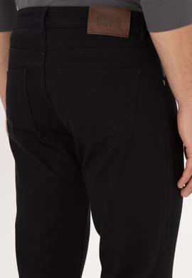 Erkek Siyah Slim Fit Kanvas / Chino Pantolon - 50316835094