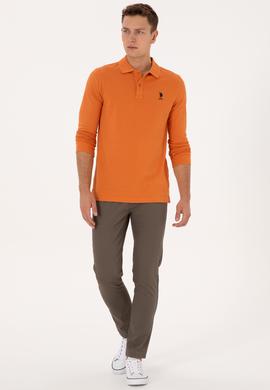Erkek Vizon Slim Fit Kanvas / Chino Pantolon - 50316835220