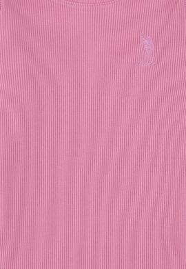 Kız Çocuk Pembe Bisiklet Yaka Sweatshirt - 50317982023