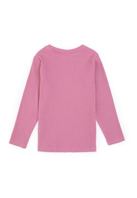 Kız Çocuk Pembe Bisiklet Yaka Sweatshirt - 50317982023