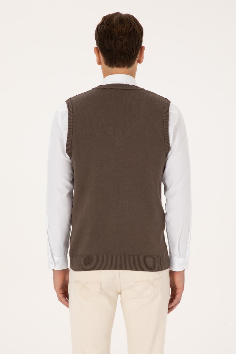 Erkek Vizon Süveter - 50316843036