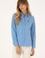 Kadın Açık Mavi Uzun Kollu Basic Gömlek