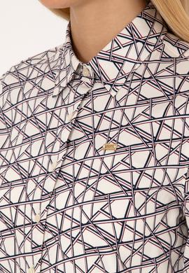 Kadın Krem Uzun Kollu Gömlek - 50316376014