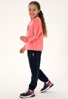 Kız Çocuk Neon Pembe Eşofman Takımı - 50318954002