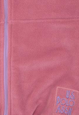 Kız Çocuk Pembe Fermuarlı Polar Sweatshirt - 50318001026