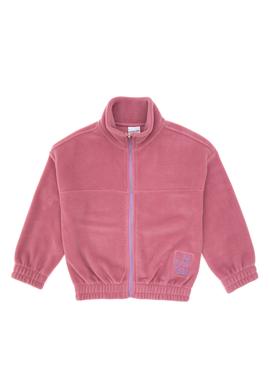 Kız Çocuk Pembe Fermuarlı Polar Sweatshirt - 50318001026
