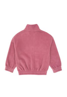Kız Çocuk Pembe Fermuarlı Polar Sweatshirt - 50318001026