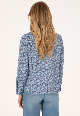 Kadın Açık Mavi Uzun Kollu Gömlek - 50316376018