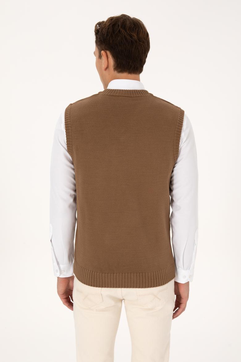 Erkek Vizon Süveter - 50318158021