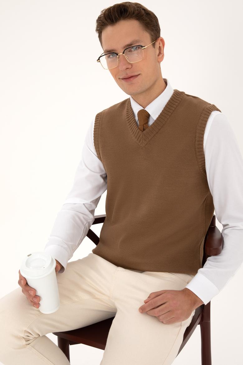 Erkek Vizon Süveter - 50318158021