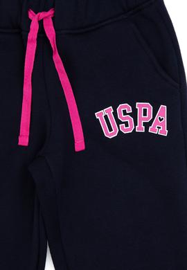 Kız Çocuk Lacivert Şardonlu Jogger Eşofman Altı - 50317893006