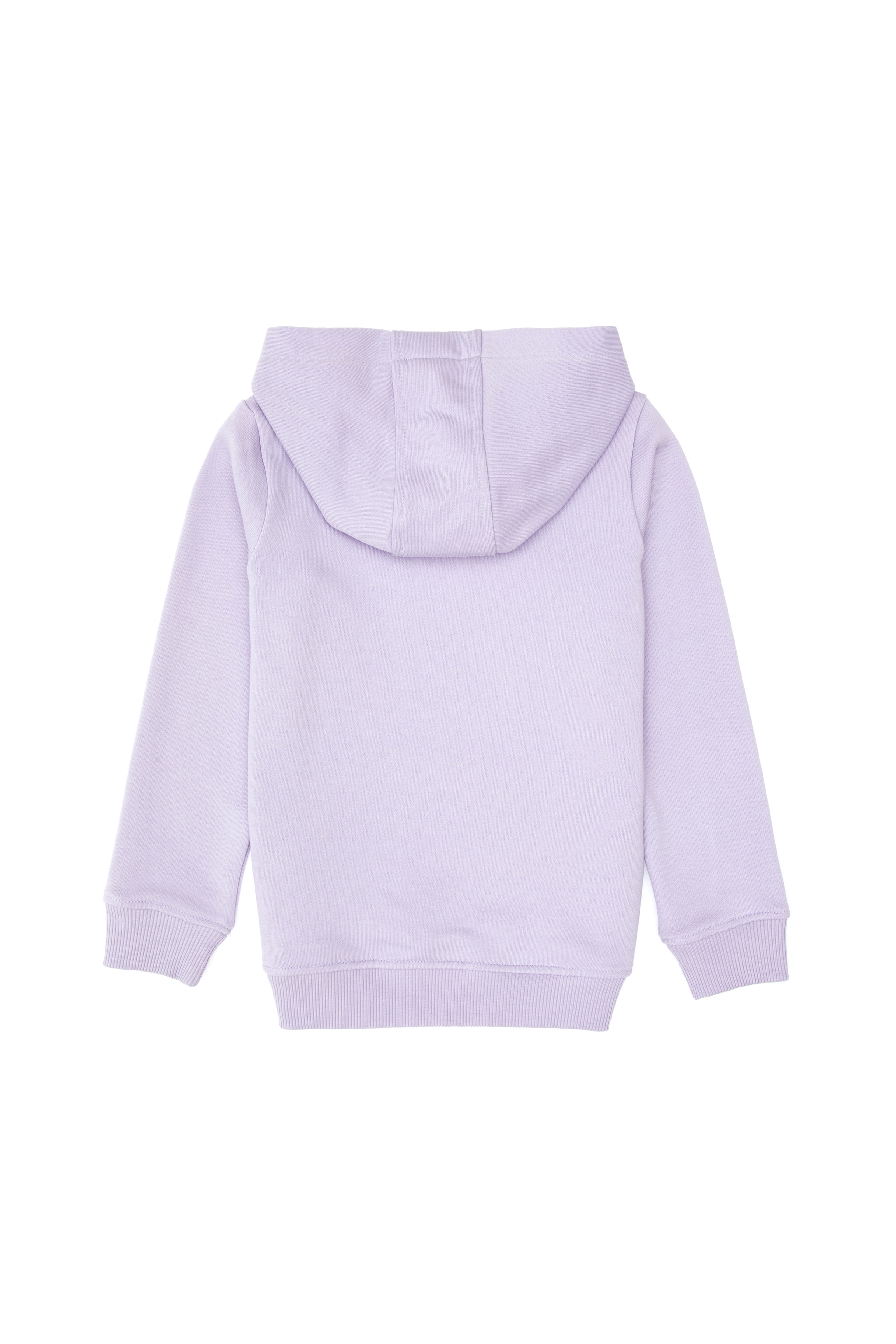 Kız Çocuk Lila Payet İşlemeli Kapüşonlu Basic Sweatshirt - Image 5