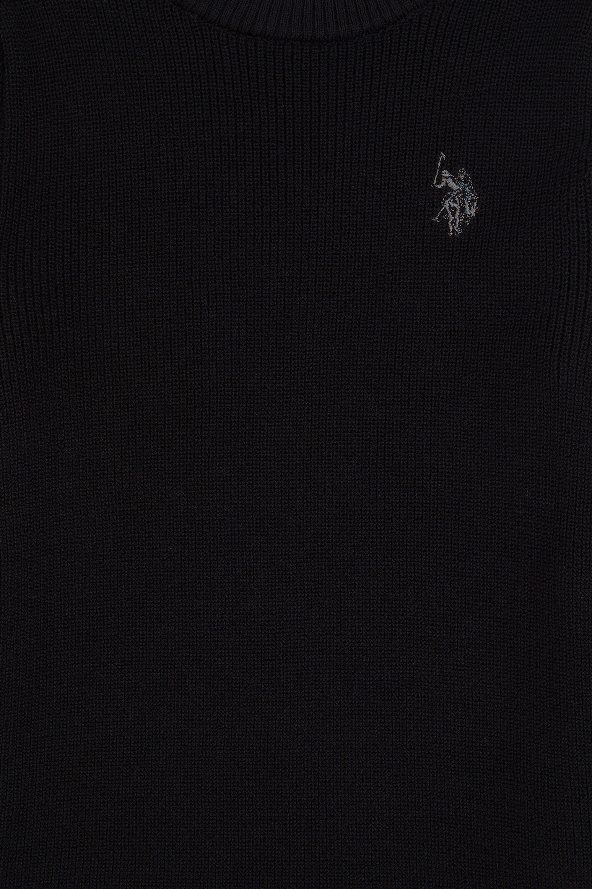 ژاکت بافتنی یقه گردمشکی اندامی دخترانه یو اس پولو | U.S. Polo Assn. - تصویر 5