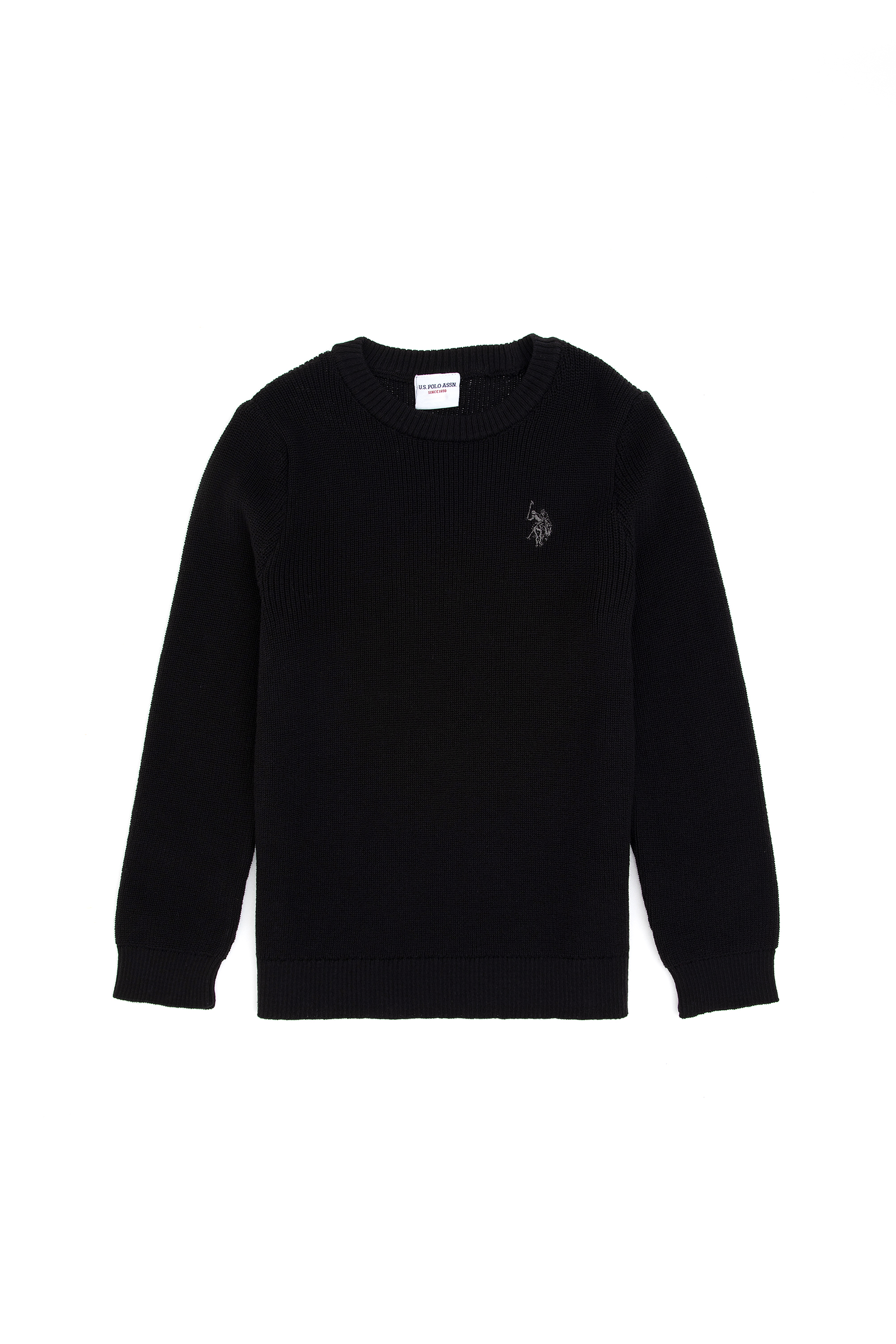 ژاکت بافتنی یقه گردمشکی اندامی دخترانه یو اس پولو | U.S. Polo Assn. - تصویر 3