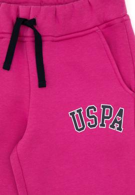 Kız Çocuk Pembe Şardonlu Jogger Eşofman Altı - 50317893027