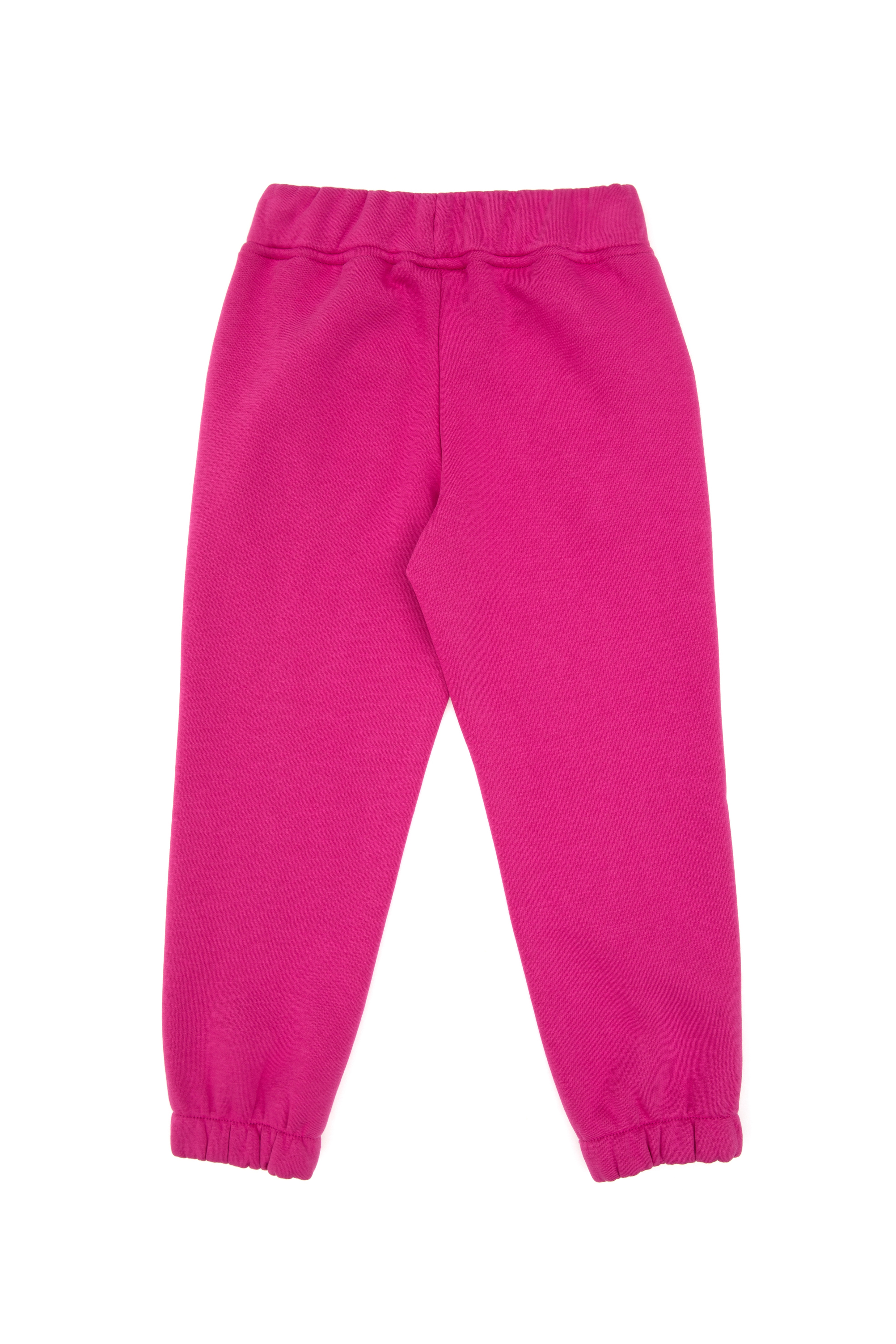 Kız Çocuk Pembe Şardonlu Jogger Eşofman Altı - Image 5