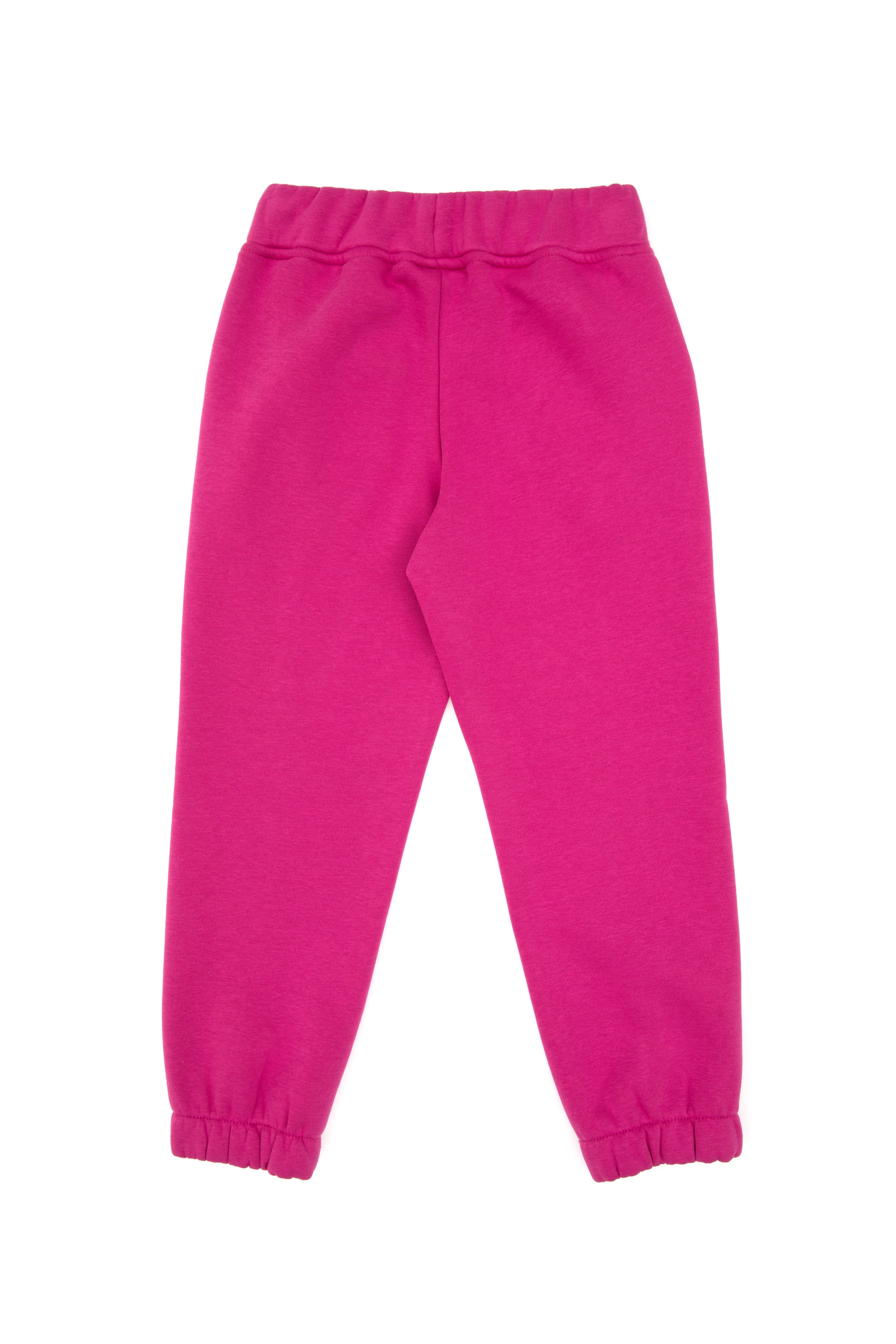 Kız Çocuk Pembe Şardonlu Jogger Eşofman Altı
