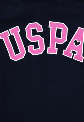 Kız Çocuk Lacivert Şardonlu Kapüşonlu Sweatshirt - 50317890010