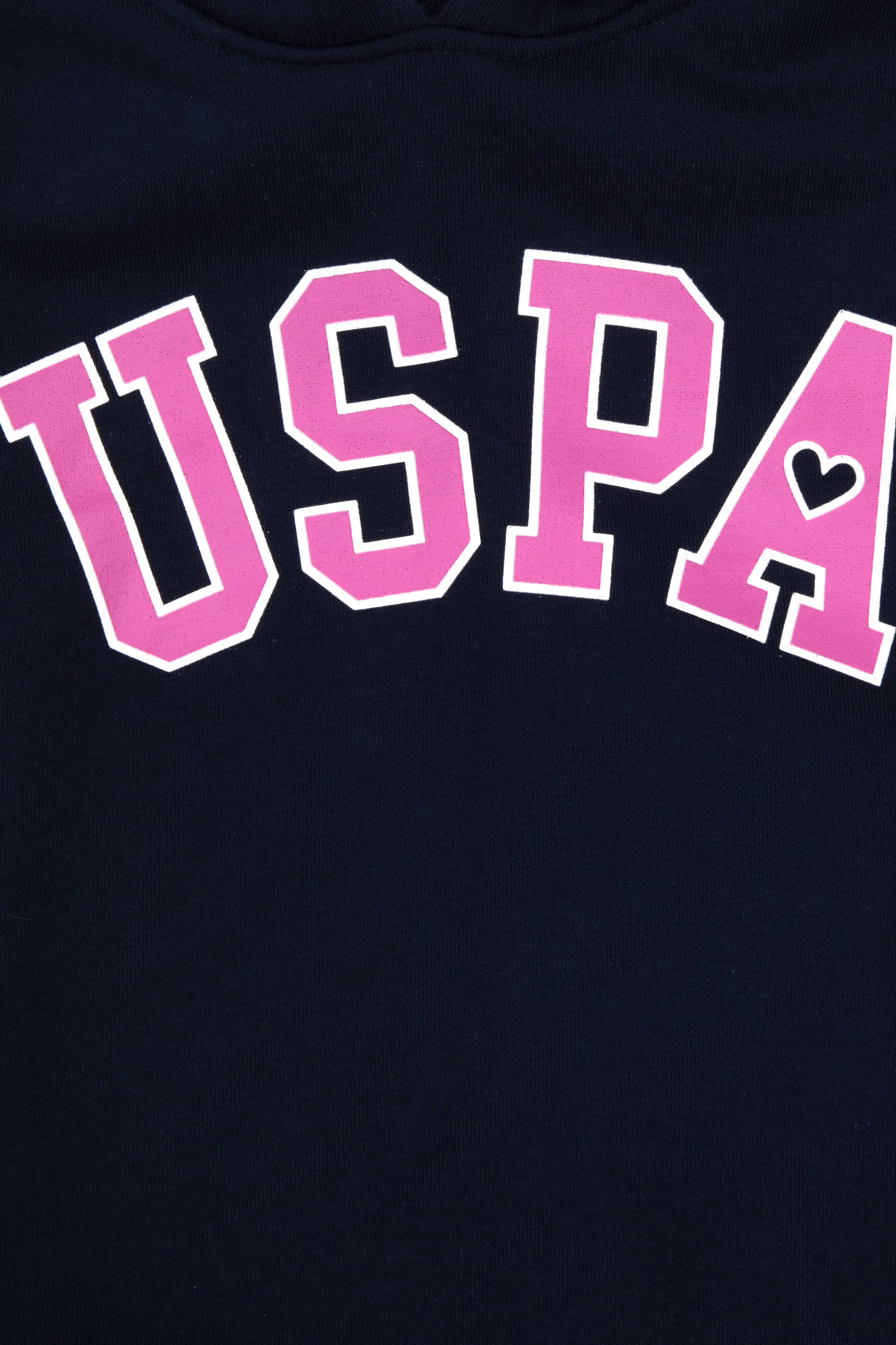 Kız Çocuk Lacivert Şardonlu Kapüşonlu Sweatshirt