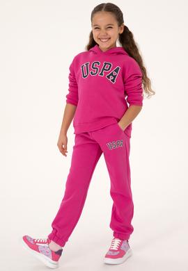 Kız Çocuk Şardonlu Kapüşonlu Pembe Sweatshirt - 50317890031