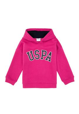 Kız Çocuk Şardonlu Kapüşonlu Pembe Sweatshirt - 50317890031