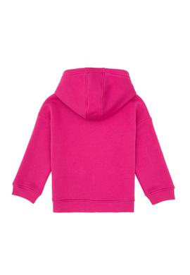 Kız Çocuk Şardonlu Kapüşonlu Pembe Sweatshirt - 50317890031