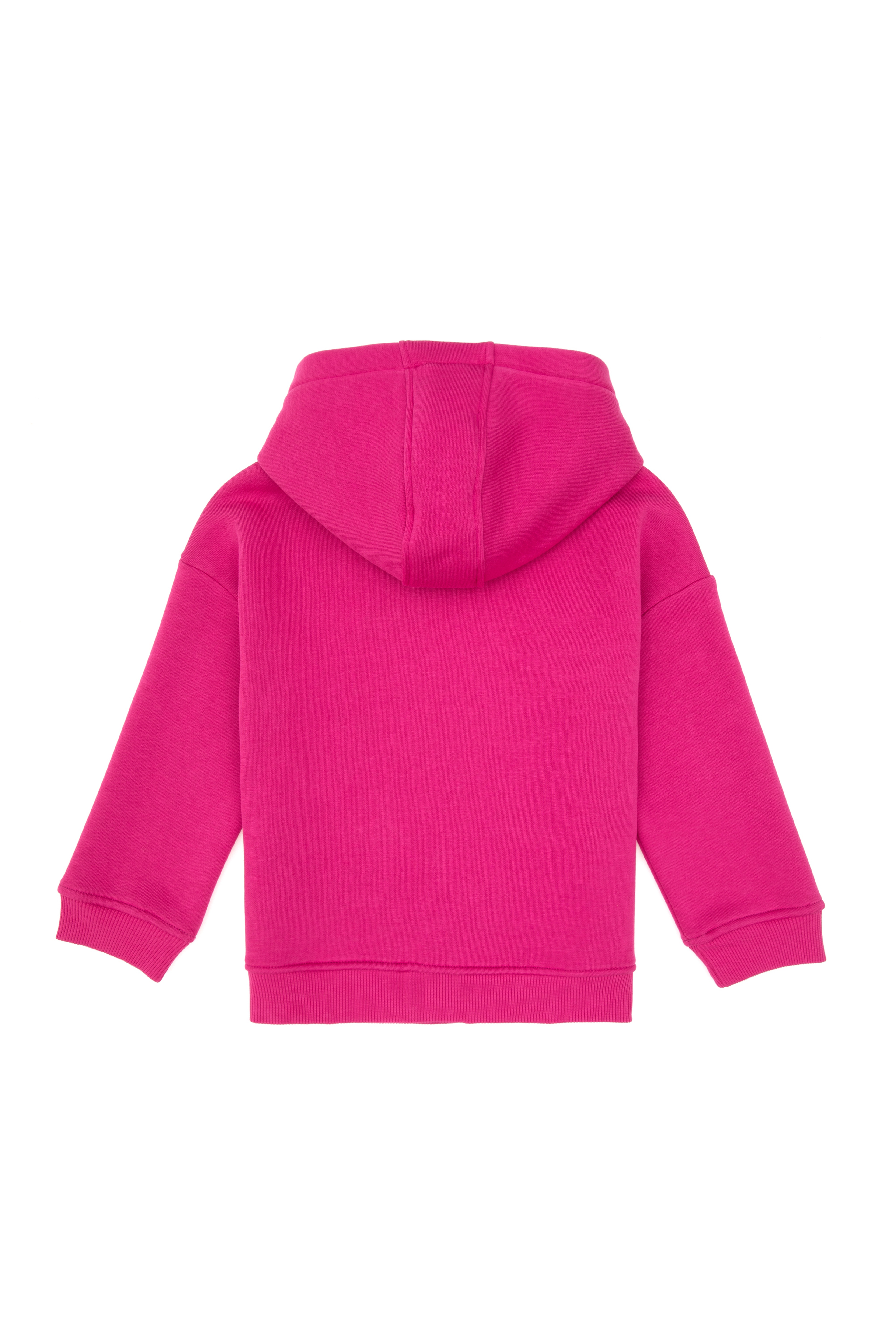 Kız Çocuk Şardonlu Kapüşonlu Pembe Sweatshirt