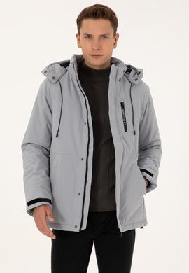 Erkek Gri Kaban - 50310322004