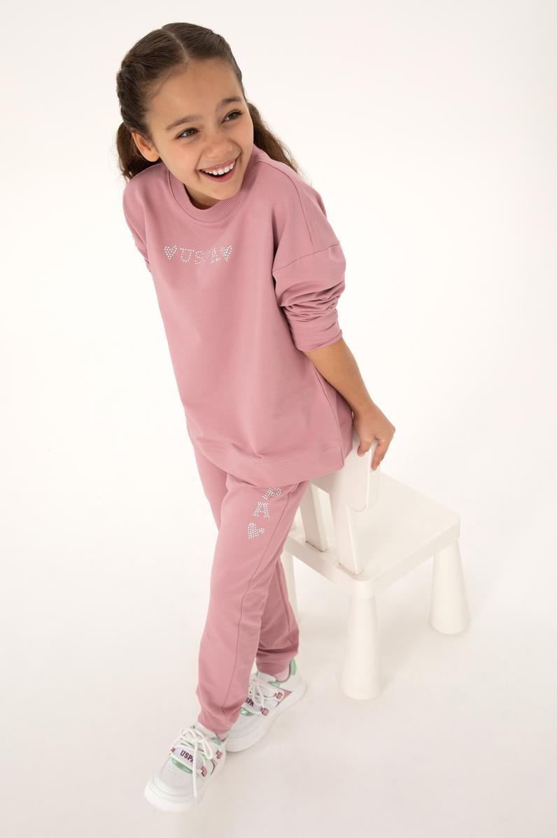 Kız Çocuk Orkide Jogger Eşofman Altı