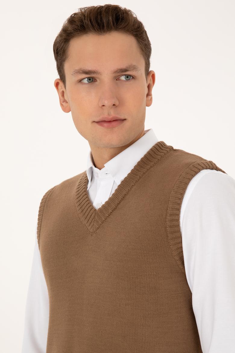 Erkek Vizon Süveter - 50318158021