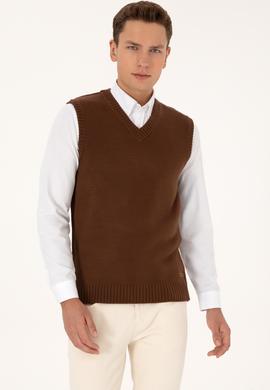 Erkek Kahverengi Süveter - 50318158018