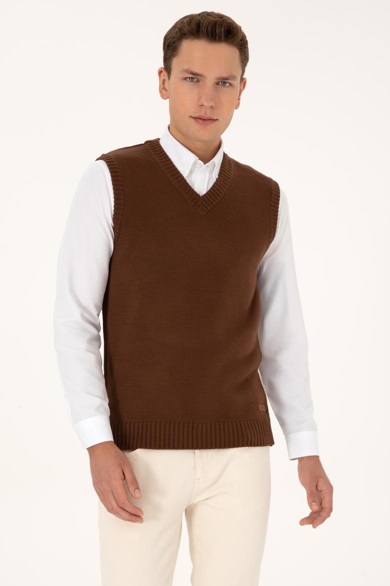 Erkek Kahverengi Süveter - 50318158018