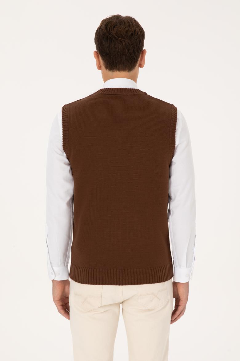 Erkek Kahverengi Süveter - 50318158018