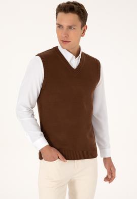 Erkek Kahverengi Süveter - 50318158018