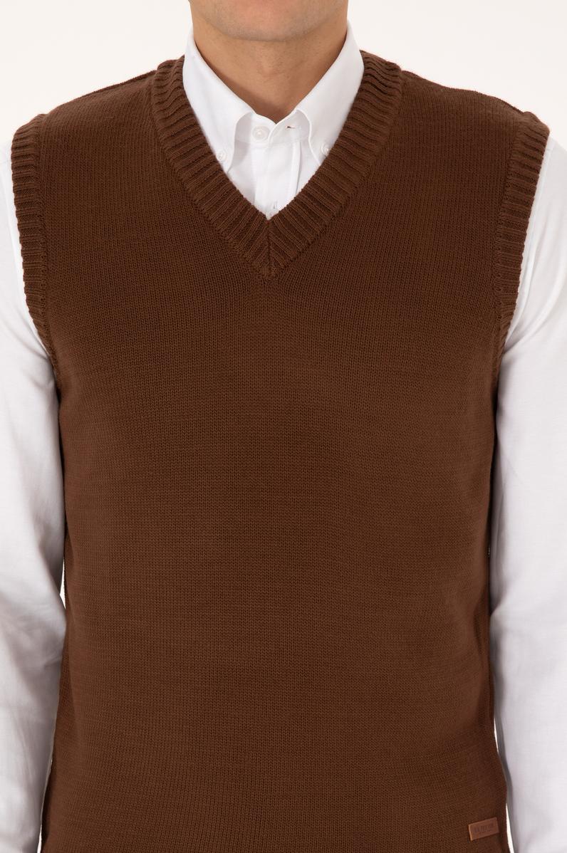 Erkek Kahverengi Süveter