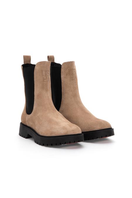 Kadın Bej Süet Bot