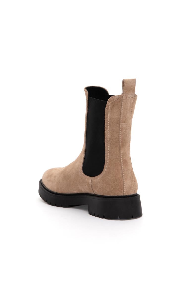 Kadın Bej Süet Bot - 50314451076