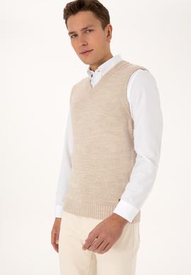Erkek Koyu Bej Süveter - 50318158007
