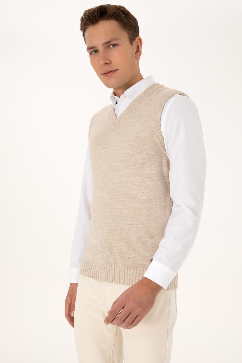 Erkek Koyu Bej Süveter - 50318158007