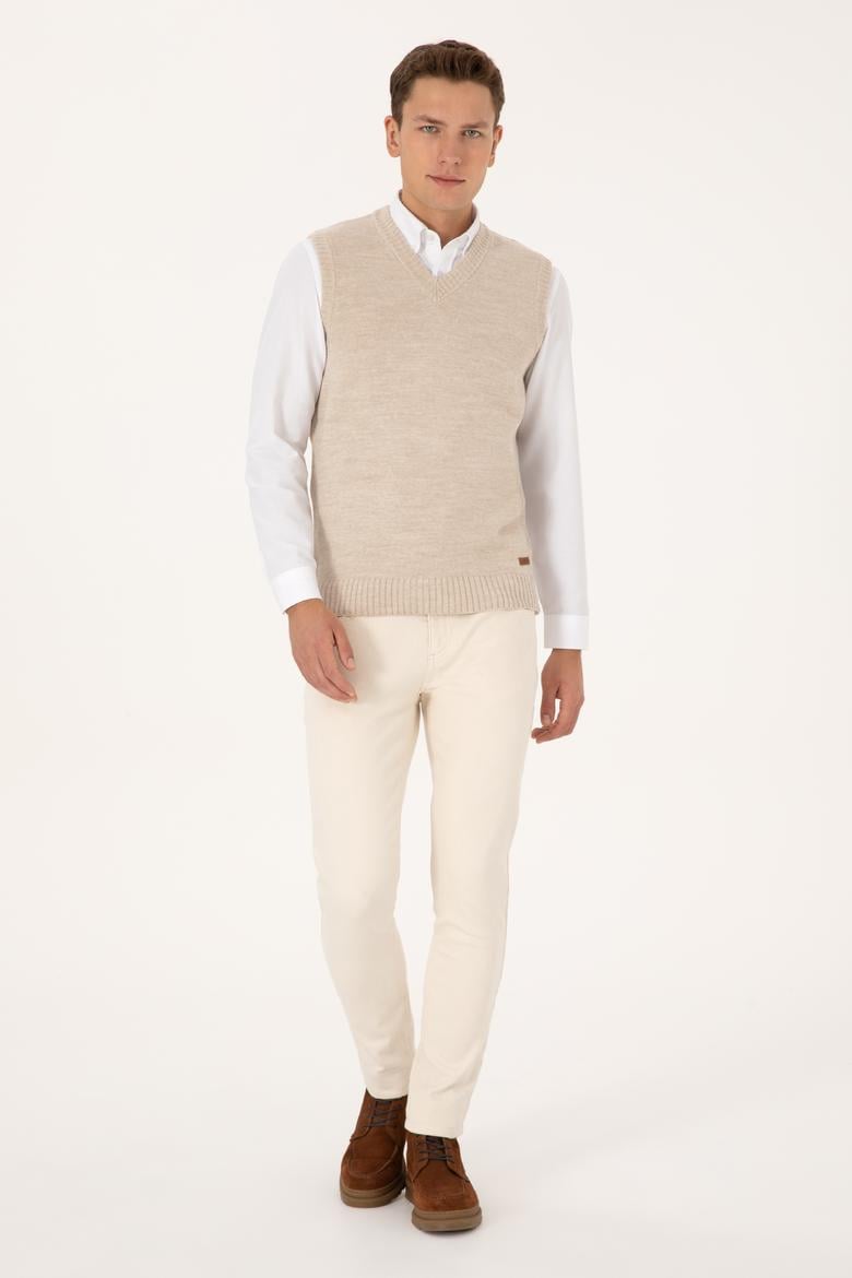 Erkek Koyu Bej Süveter - 50318158007