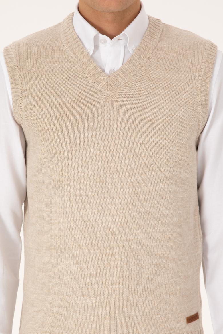 Erkek Koyu Bej Süveter - 50318158007