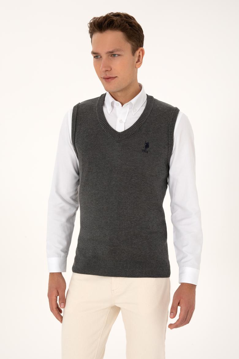 Erkek Antrasit Melanj Süveter - 50316843027