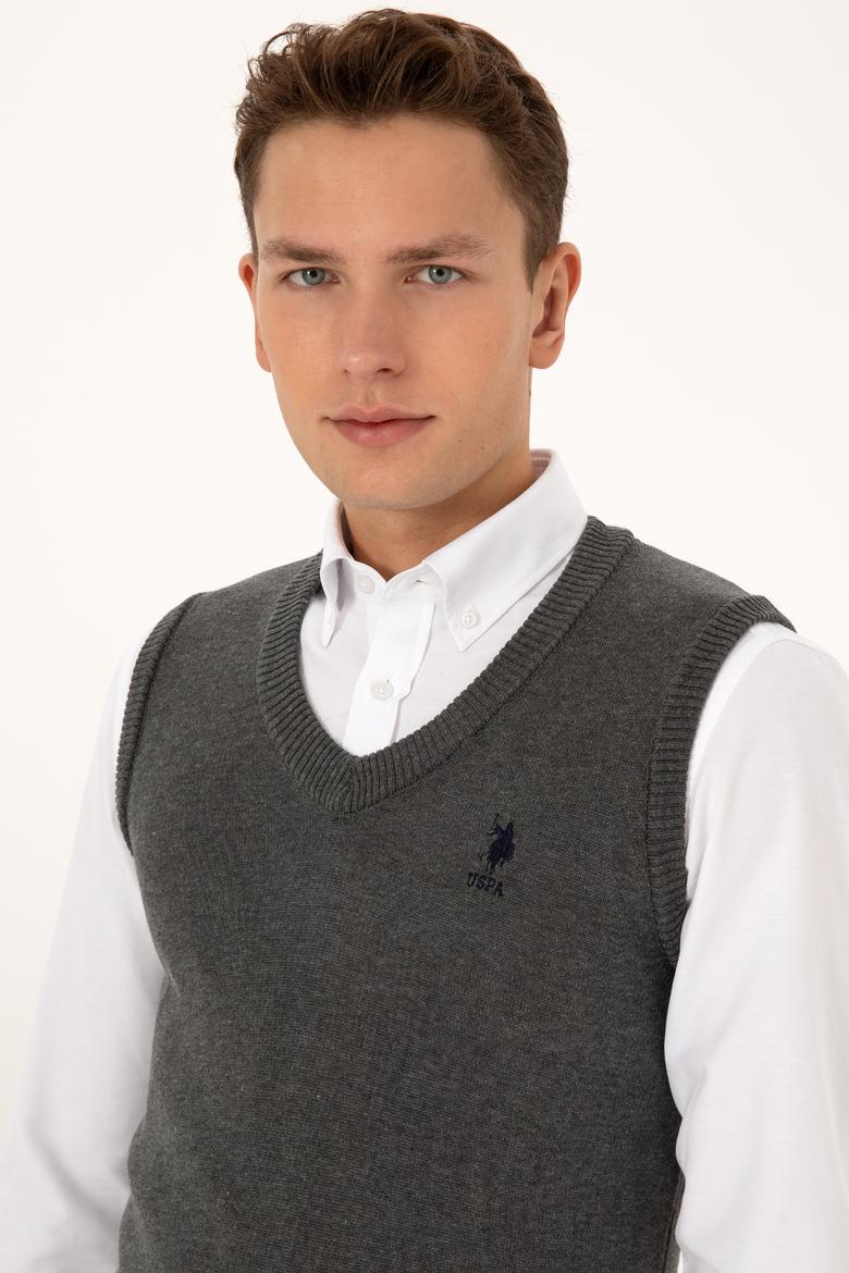 Erkek Antrasit Melanj Süveter - 50316843027