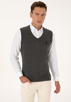 Erkek Antrasit Melanj Süveter - 50316843027